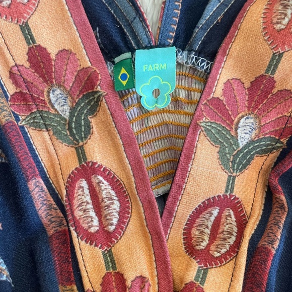 FARM Rio Tropical Garden Midi Sleeve Maxi Dress - Picture 10 of 11